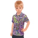 Abstract intarsio Kids  Polo Tee View1