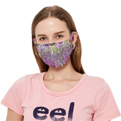 Abstract Intarsio Crease Cloth Face Mask (adult) by kaleidomarblingart