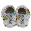 Brain-mind-psychology-idea-drawing Men s Low Top Canvas Sneakers View4
