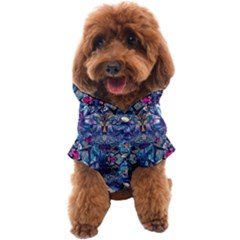 Denim On Pour Dog Coat by kaleidomarblingart