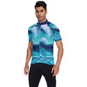 Tsunami Tidal Wave Ocean Waves Sea Nature Water Men s Short Sleeve Cycling Jersey View2