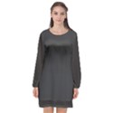 Pirate Black	 - 	Long Sleeve Chiffon Shift Dress View1