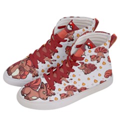 Vulpix Hi-top Skate Sneakers by 100rainbowdresses