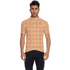 Peach Leafs Men s Short Sleeve Cycling Jersey by Sparkle