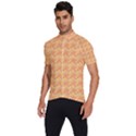Peach Leafs Men s Short Sleeve Cycling Jersey View2