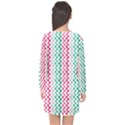 Pattern 52 Long Sleeve Chiffon Shift Dress  View2