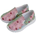 Flat Christmas Pattern Collection Kids Lightweight Slip Ons View2