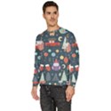 Vector Set Cute Christmas Elements santa-penguin Deer Bear Fox Owl Trees Snowman Bird Angel More Men s Fleece Sweatshirt View2