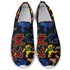 Grateful Dead Pattern Men s Slip On Sneakers by Semog4