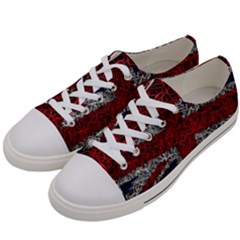 Union Jack Flag Uk Patriotic Men s Low Top Canvas Sneakers by Celenk