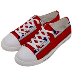 Union Jack Flag Uk Patriotic Women s Low Top Canvas Sneakers by Celenk