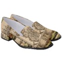 Antique Map Railway Lines Railway Train Char Women s Classic Loafer Heels View3