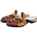 Breakfast Egg Beans Toast Plate Women s Classic Backless Heels View2