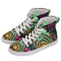 Monkey Tiger Bird Parrot Forest Jungle Style Men s Hi-Top Skate Sneakers View2