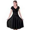 Cap Sleeve Wrap Front Dress View1