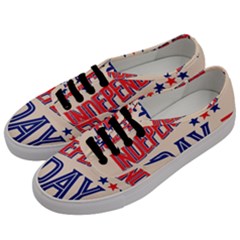 Usa Happy Independence Day Men s Classic Low Top Sneakers by Ravend