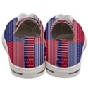 American flag patriot red white Men s Low Top Canvas Sneakers View4