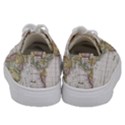 Vintage Map Of The Americas Kids  Low Top Canvas Sneakers View4