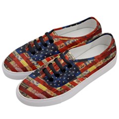 Usa Flag United States Women s Classic Low Top Sneakers by uniart180623