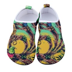 Monkey Tiger Bird Parrot Forest Jungle Style Kids  Sock-style Water Shoes by Grandong