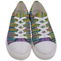 Background-colorful-texture-bright Men s Low Top Canvas Sneakers View1