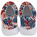 America pattern No Lace Lightweight Shoes View4