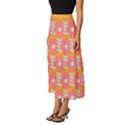 Flowers Classic Midi Chiffon Skirt View2