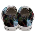 Peacock Art Painting Men s Low Top Canvas Sneakers View4