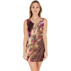 Peacock Dream, Fantasy, Flower, Girly, Peacocks, Pretty Bodycon Dress