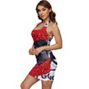 Black Hole T- Shirt Planet Eater Colour T- Shirt Sleeveless Wide Square Neckline Ruched Bodycon Dress View2