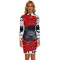 Black Hole T- Shirt Planet Eater Colour T- Shirt Long Sleeve Shirt Collar Bodycon Dress View1