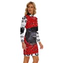 Black Hole T- Shirt Planet Eater Colour T- Shirt Long Sleeve Shirt Collar Bodycon Dress View3