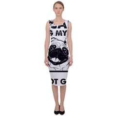 Black Pug Dog If I Cant Bring My Dog I T- Shirt Black Pug Dog If I Can t Bring My Dog I m Not Going Sleeveless Pencil Dress by EnriqueJohnson