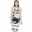 Black Pug Dog If I Cant Bring My Dog I T- Shirt Black Pug Dog If I Can t Bring My Dog I m Not Going Bodycon Cross Back Summer Dress View1