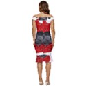 Black Pug Dog If I Cant Bring My Dog I T- Shirt Black Pug Dog If I Can t Bring My Dog I m Not Going Off Shoulder Ruffle Split Hem Bodycon Dress View4