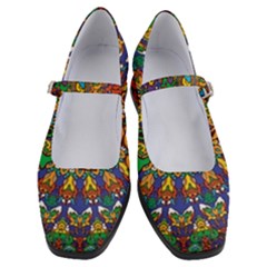 Grateful Dead Pattern Women s Mary Jane Shoes by Sarkoni