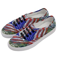 Usa United States Of America Images Independence Day Women s Classic Low Top Sneakers by Ket1n9