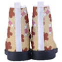 Gingerbread Christmas Time Men s High-Top Canvas Sneakers View4