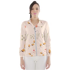 Spring Art Floral Pattern Design Women s Windbreaker by Sarkoni