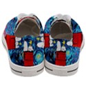 Red House Dog Cartoon Starry Night Men s Low Top Canvas Sneakers View4
