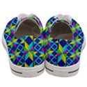 Pattern Star Abstract Background Women s Low Top Canvas Sneakers View4