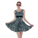 Teal Insect Blue Hand Drawing Insect Pattern Vintage Style Skater Dress View1
