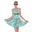 Mint Tea Time Pink Lollipop Candy Macaroon Cupcake Donut Skater Dress View1