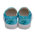 Sea Animals Turquoise Fish Mermaid Womens Canvas Slip Ons View4