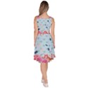 Alice Wonderland Light Blue Poker Knee Length Skater Dress With Pockets View4