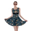 Dark Cyan Mexico Sugar Skull Skater Dress View1