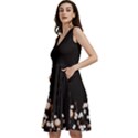 Alice Rabbit Dark Sleeveless V-neck skater dress with Pockets View2