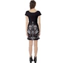 Skull Aztec Short Sleeve Skater Dress View2