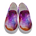 Fashion Galaxy Purple & Pink Pattern Womens Canvas Slip Ons View1
