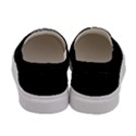 Black Classic Aztec Design Womens Slip Ons View4